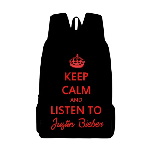 Justin Bieber Swag Backpack #10