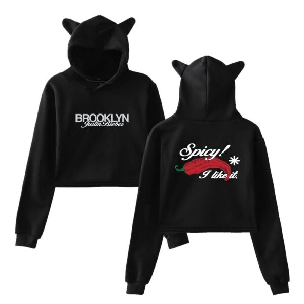 Justin Bieber Cropped Hoodie #1 - Image 2