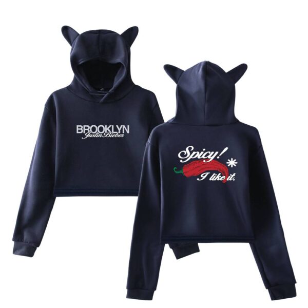 Justin Bieber Cropped Hoodie #1 - Image 3